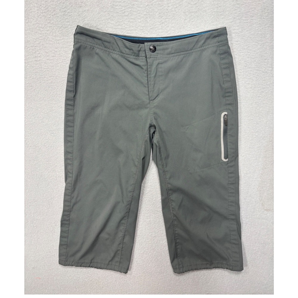 Columbia Capri Pants 6 Omni-Shield Grey Hiking Outdoor Stretch Crop